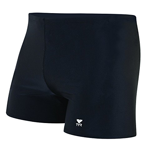 TYR Men's TYReco Solid Square Leg Swimsuit