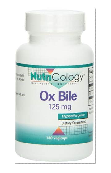 Ox Bile 125 mg 180 Capsules