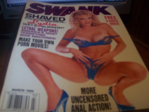 Swank Adult Magazine March 1995 Shaved Covergirl Lydia