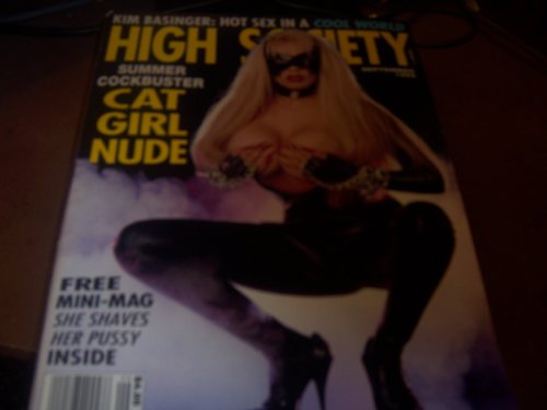 High Society Adult Magazine September 1992 Cat Girl Nude