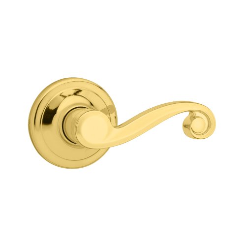 Kwikset 788LL RH 3 Lido Right-Handed Half-Dummy Lever, Polished Brass