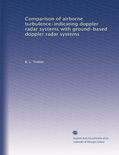 Comparison of airborne turbulence-indicating doppler radar systems with ground-based doppler radar systems