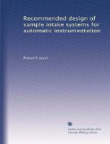 Recommended design of sample intake systems for automatic instrumentation