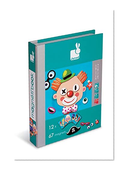 Janod - J05545 - Magnetibook Crazy Face