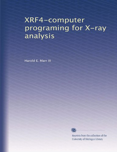 XRF4-computer programing for X-ray analysis