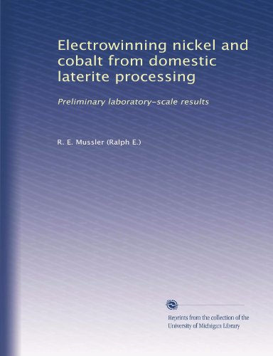 Electrowinning nickel and cobalt from domestic laterite processing: Preliminary laboratory-scale results