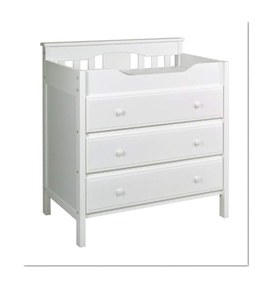 Jayden 3 Drawer Changer Dresser in White