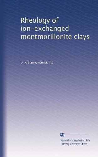 Rheology of ion-exchanged montmorillonite clays