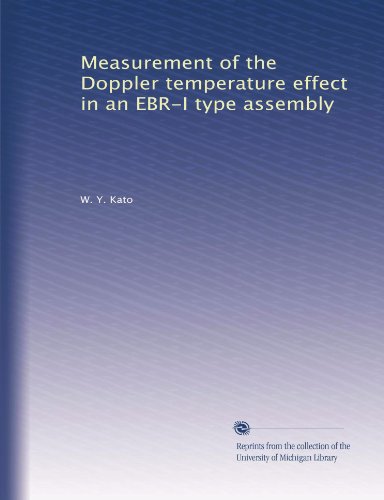 Measurement of the Doppler temperature effect in an EBR-I type assembly
