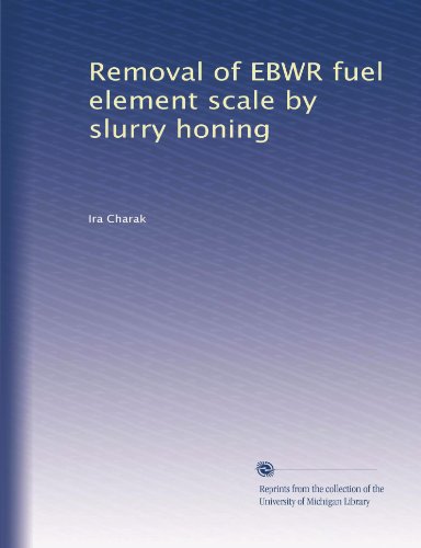 Removal of EBWR fuel element scale by slurry honing