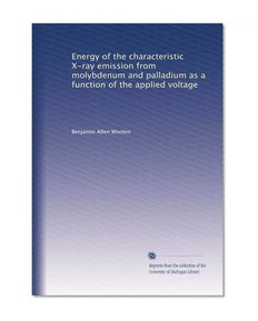 Energy of the characteristic X-ray emission from molybdenum and palladium as a function of the applied voltage