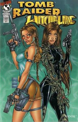 Tomb Raider/Witchblade #1 (Cover price: $2.95, Green cover) December 1997