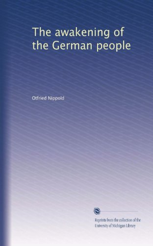 The awakening of the German people
