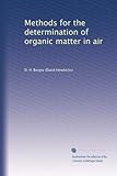 Methods for the determination of organic matter in air