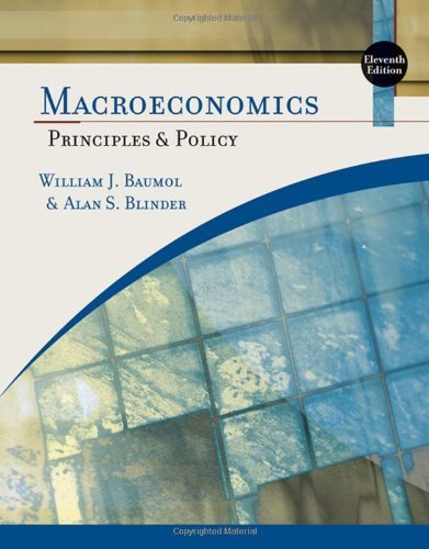 Macroeconomics,Principles and Policy 11th edition