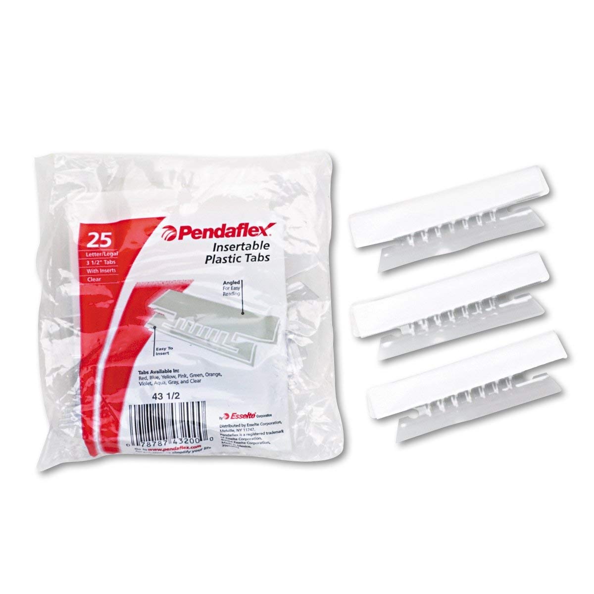 Pendaflex Hanging Folder Bars, Clear (PFX4312)
