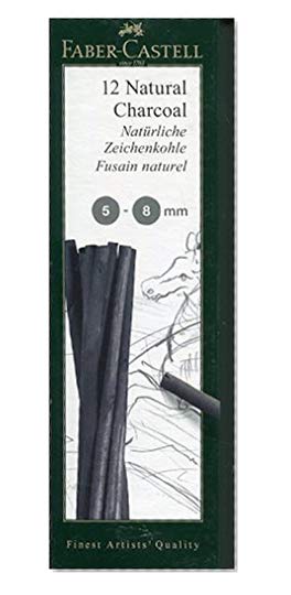 Faber-Castell 129298 Fusain naturel PITT 5-8mm blister