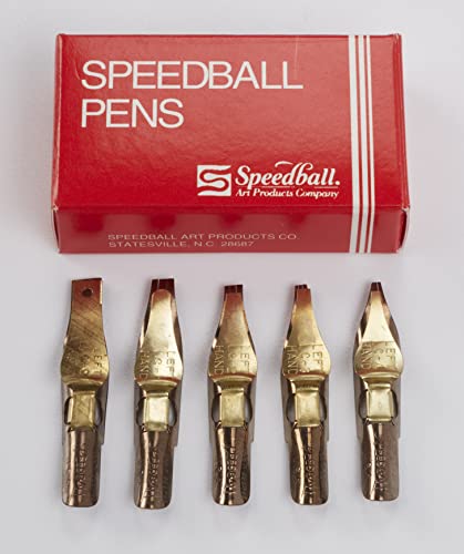 Book Cover Speedball LC Left Handed Pen, Assorted Color, Set of 5 - 380453