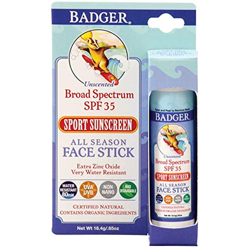 Badger SPF 35 Sport Sunscreen Face Stick - 0.65 oz Stick