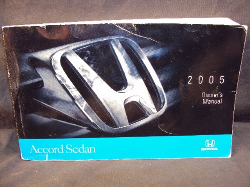 2005 Honda Accord Sedan Owner's Manual