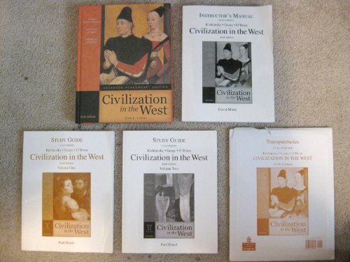 Civilization in the West Since 1300 (Advanced Placement Edition) with accompaning Instructor's Manual, Study Guides (Vol 1 & 2), and Transparencies