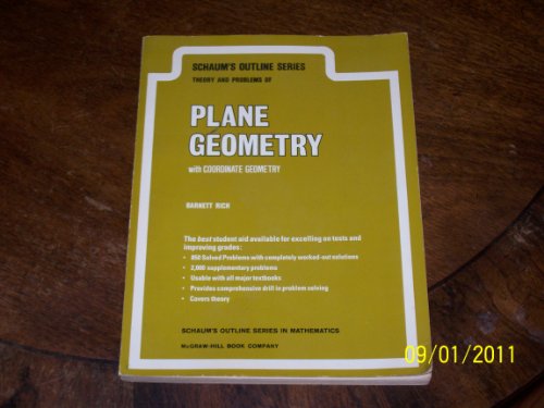 Schaum's Outline of Principles and Problems of Plane Geometry with Coordinate Geometry
