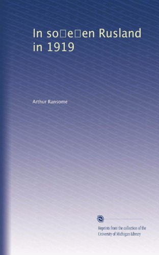 In so?e?en Rusland in 1919 (Yiddish Edition)