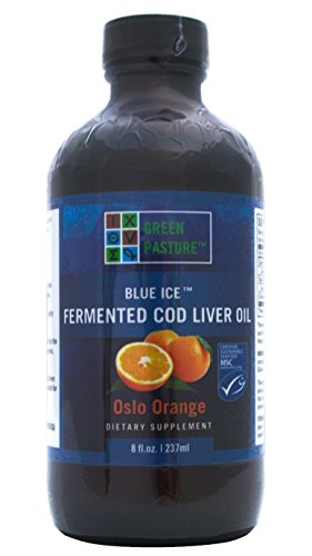 Green Pasture Blue Ice Fermented Cod Liver Oil - Oslo Orange (237ml)