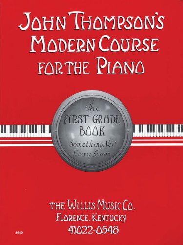 John Thompson's Modern Course for the Piano, 3-book set with online audio access. (Levels one, two, and three, each with a code for online audio)