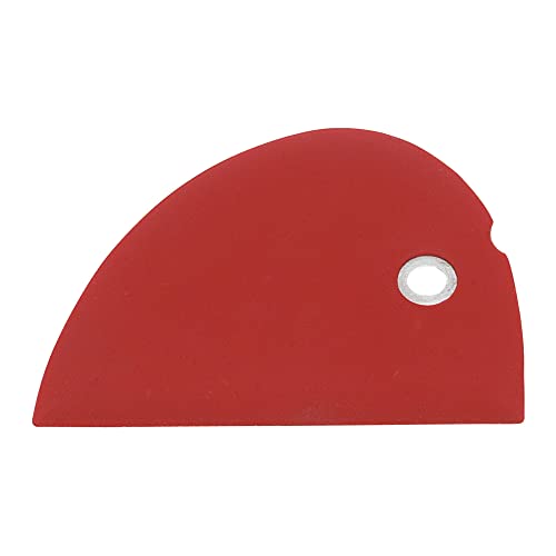 Messermeister Silicone Bowl Scraper, Red