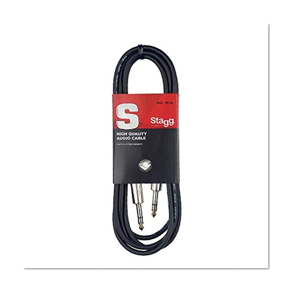 Stagg 3ft. Deluxe Audio Cable - Stereo Phone Plug / Stereo Phone Plug