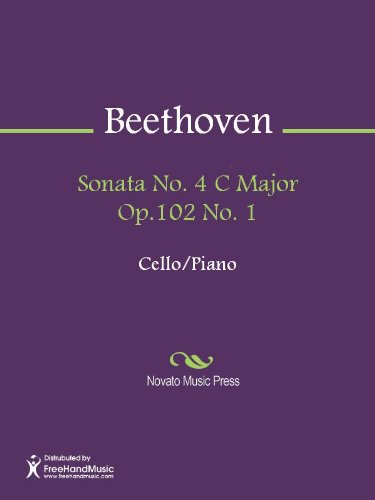 Sonata No. 4 C Major Op.102 No. 1 - Score