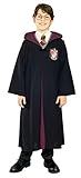 Rubie's Deluxe Harry Potter Child's Costume Robe With Gryffindor Emblem, Large, Black