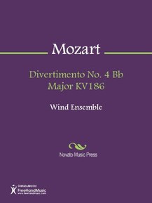 Divertimento No. 4 Bb Major KV186 - Bassoons