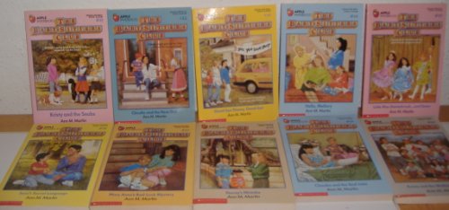 Kristy and the Snobs,Claudia and the New Girl.Good-nbye Stacey,Good-bye,Hello, Mallory, Little Miss Stoneybrook and Dawn,Jessi's Secret Language,Mary Anne's Bad-Luck Mystery,Stacey's Mistake,Claudia and the Bad Joke,Kristy and the Walking Disaster (The Ba