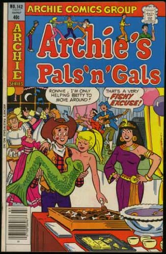 Archie's "Pals 'n' Gals" (Comic #142) July 1980 (Betty Mermaid cover)