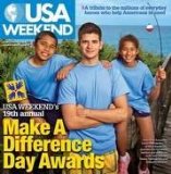 USA Weekend Magazine (April 16-18, 2010 - Cover: Make A Difference Day, 04/16-18/10)
