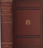 Popular Poetry of the Baloches. Vol. 1