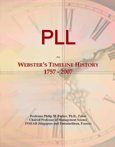 PLL: Webster's Timeline History, 1757 - 2007