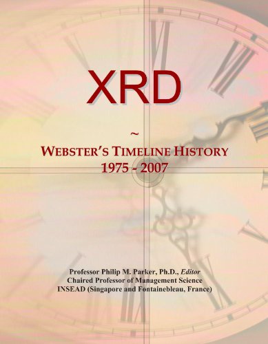 XRD: Webster's Timeline History, 1975 - 2007