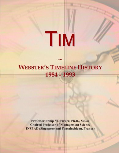Tim: Webster's Timeline History, 1984 - 1993