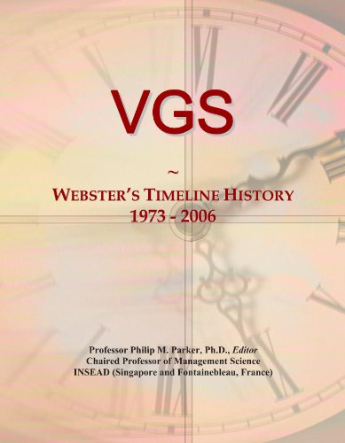 VGS: Webster's Timeline History, 1973 - 2006