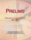 Prelims: Webster's Timeline History, 1475 - 2007
