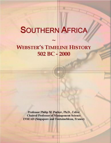 Southern Africa: Webster's Timeline History, 502 BC - 2000