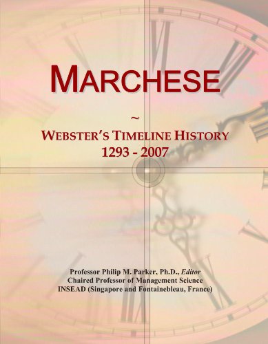 Marchese: Webster's Timeline History, 1293 - 2007