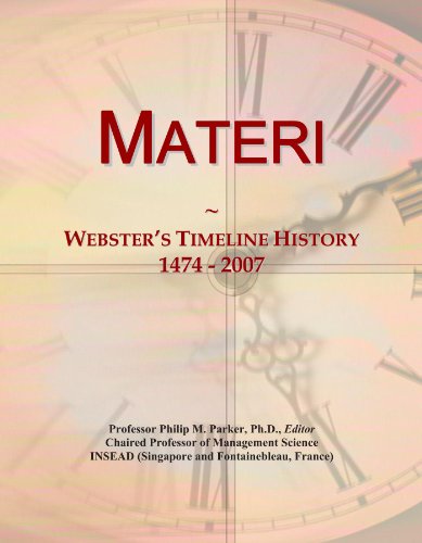 Materi: Webster's Timeline History, 1474 - 2007