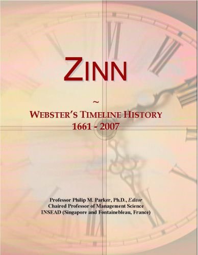 Zinn: Webster's Timeline History, 1661 - 2007