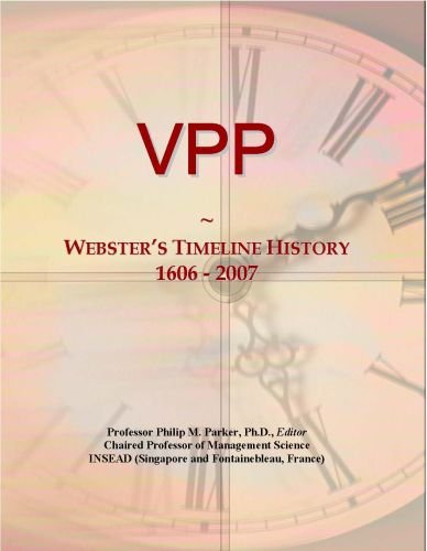 VPP: Webster's Timeline History, 1606 - 2007