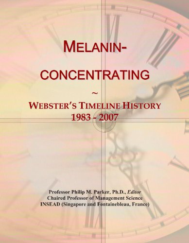 Melanin-concentrating: Webster's Timeline History, 1983 - 2007