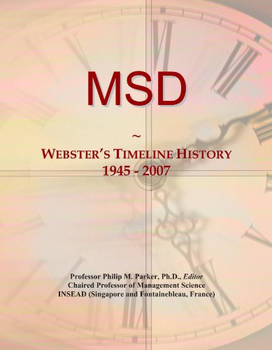 MSD: Webster's Timeline History, 1945 - 2007